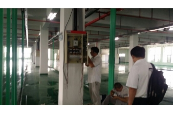 LED display Department new factories in Huizhou--workshop test distribution project